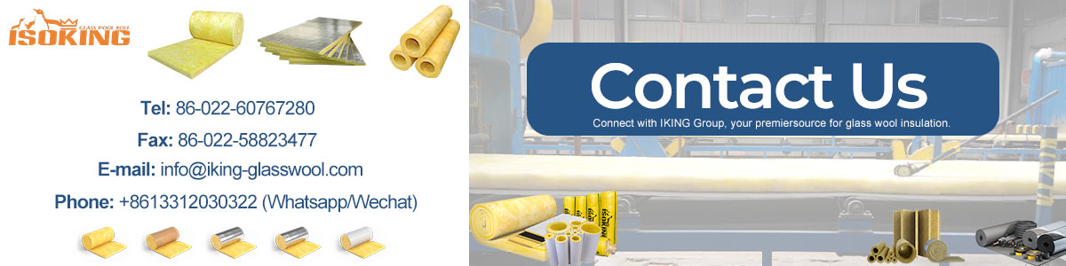 ISOKING Contact Us banner for insulation material inquiries and global sales support