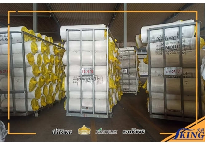 ISOKING glass wool rolls shipped to Costa Rica