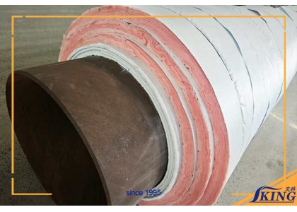 Suitable for prefabricated pipeline applications with fibreglass pink insulation wool