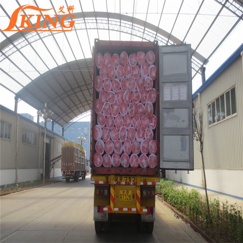 Pink thermal insulation glass wool blanket insulation