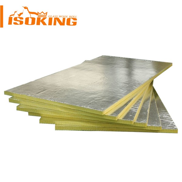 GLASS WOOL BOARD WITH ALUMINUM FOIL