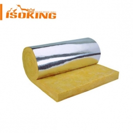 Glass Wool with FSK Aluminum Foil Vapor Barrier